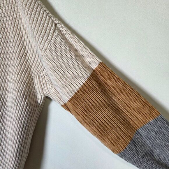 EUC FRENCH CONNECTION COTTON BOATNECK LOOSE FITTING PULLOVER SWEATER SZ M - Picture 10 of 14